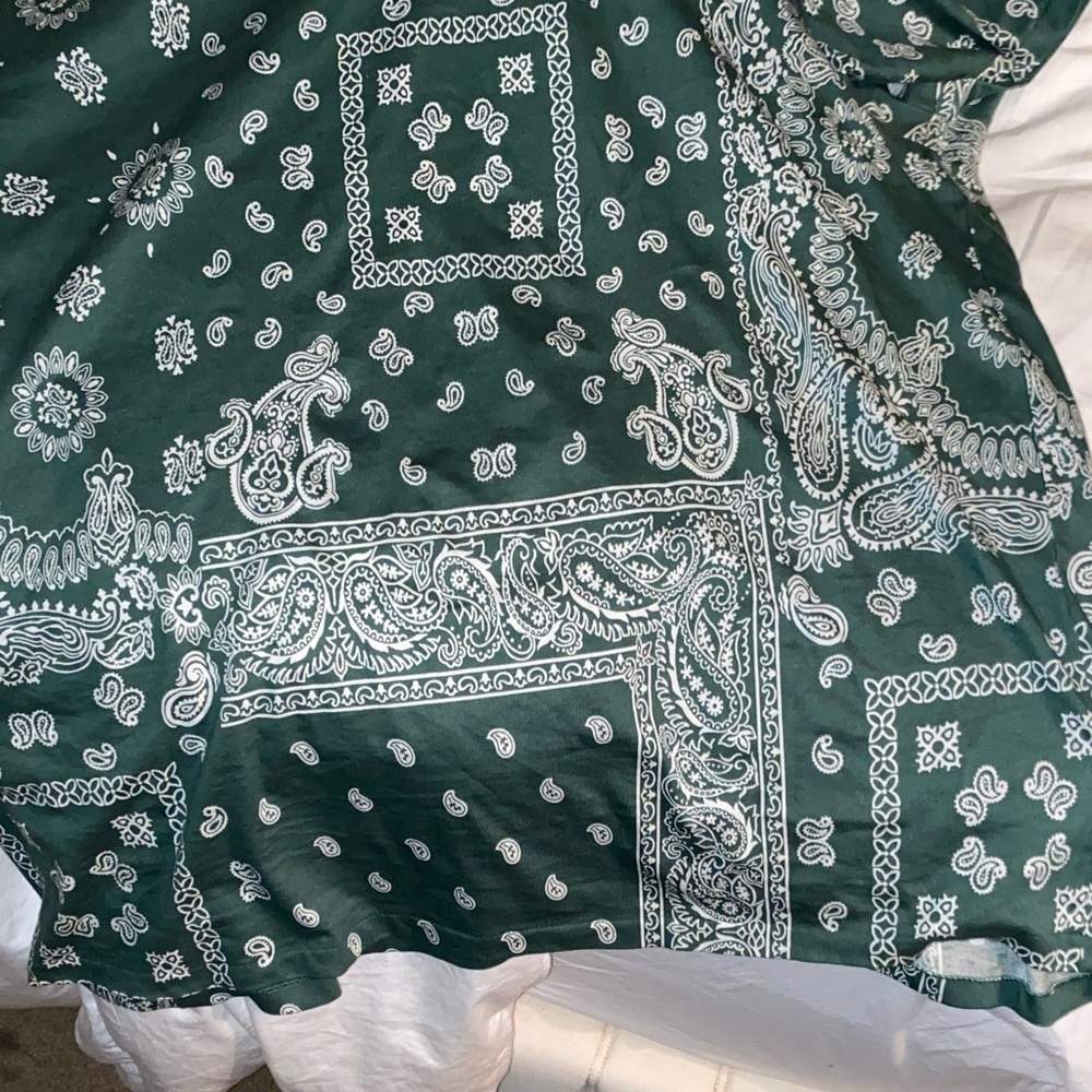 Polo by Ralph Lauren Green Paisley Short Sleeve Tee